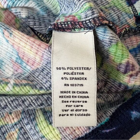 Zac And Rachel Floral Textured Rib Knit top/blouse size 3X NWT. - Picture 9 of 12
